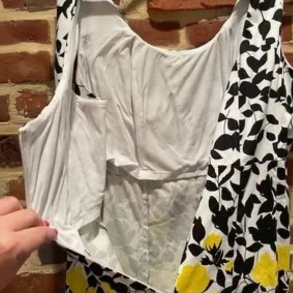 Nine west fit and flare back and Yellow dress 3X - Picture 7 of 10